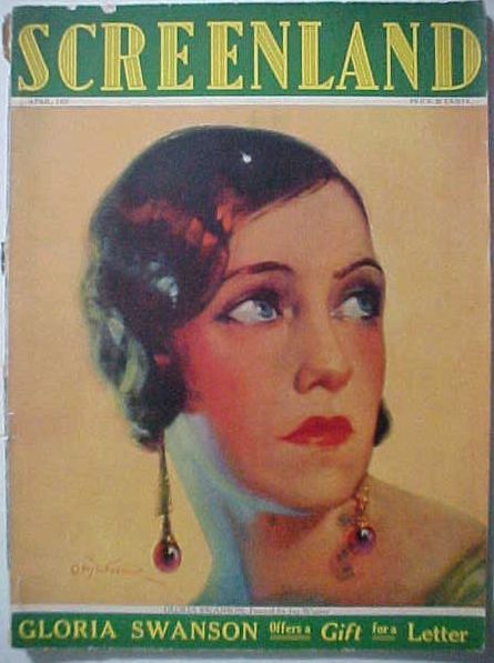 SCREENLAND magazine cover April 1927