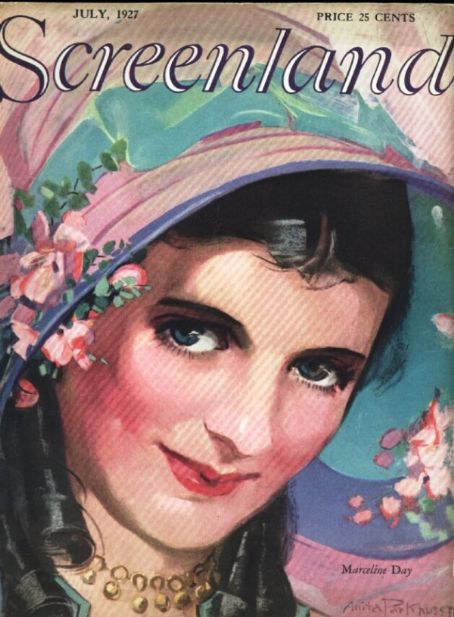 SCREENLAND magazine cover July 1927