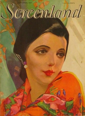 SCREENLAND magazine side cover September 1927