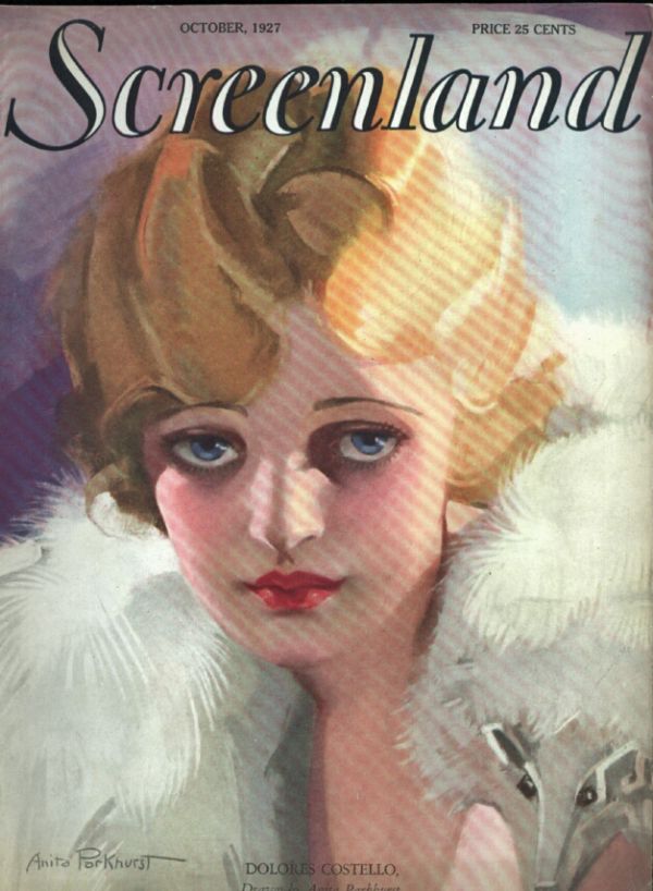 SCREENLAND magazine side cover October 1927