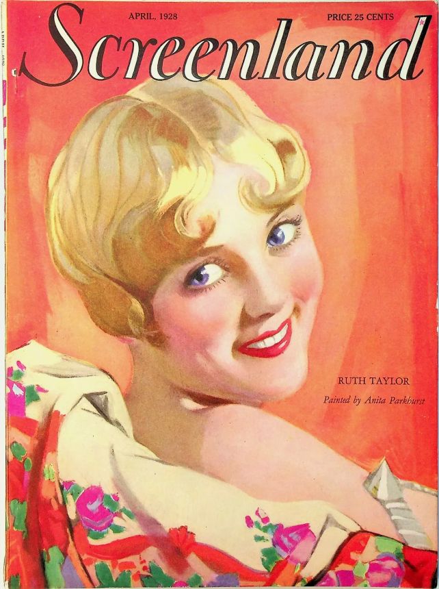 SCREENLAND magazine cover April 1928