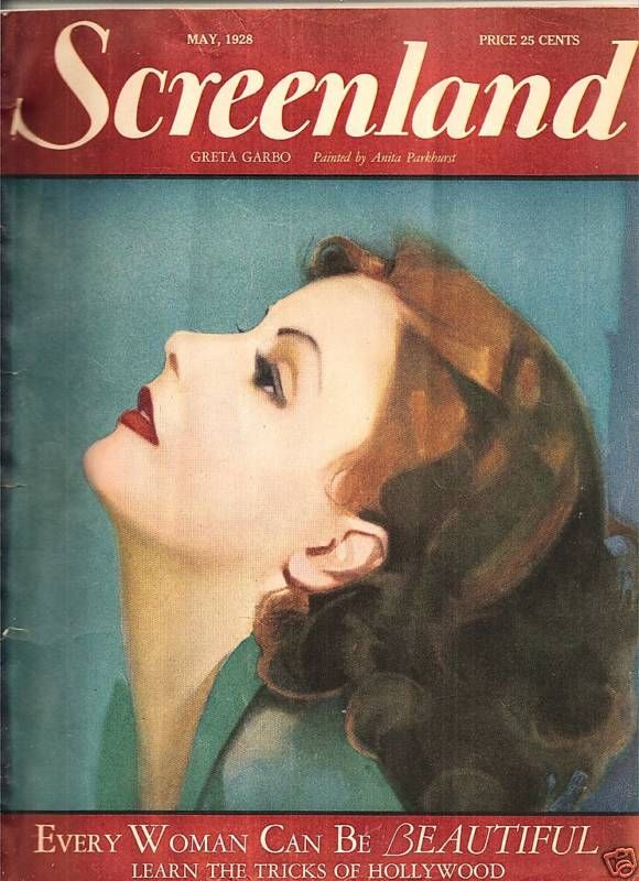 SCREENLAND magazine side cover May 1928