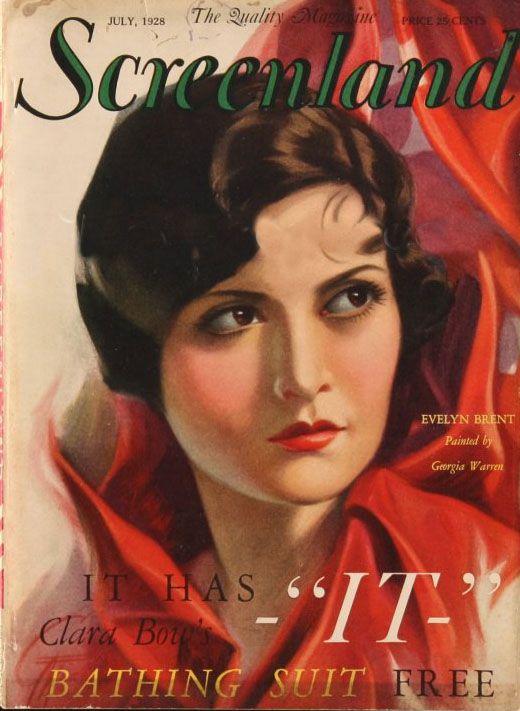 SCREENLAND magazine cover July 1928