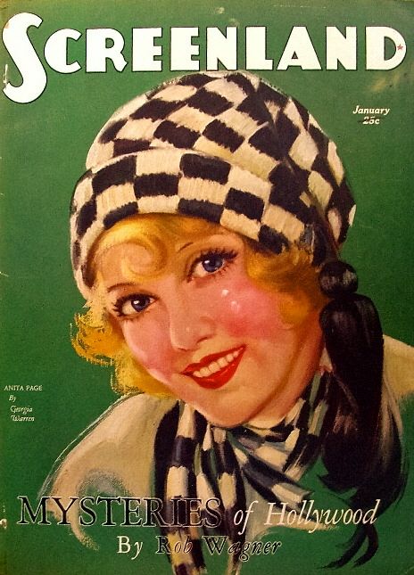 SCREENLAND magazine cover January 1929