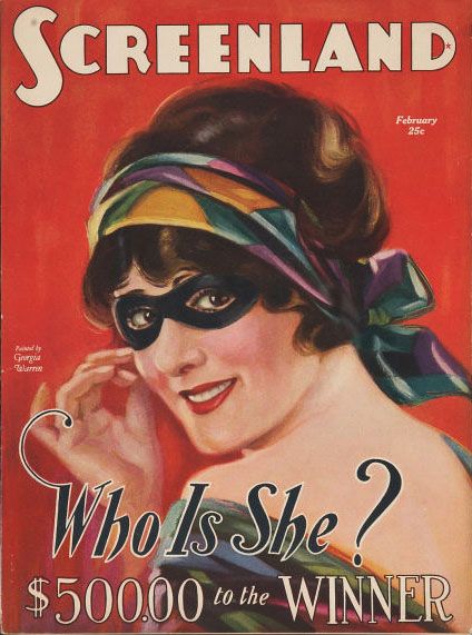SCREENLAND magazine cover February 1929
