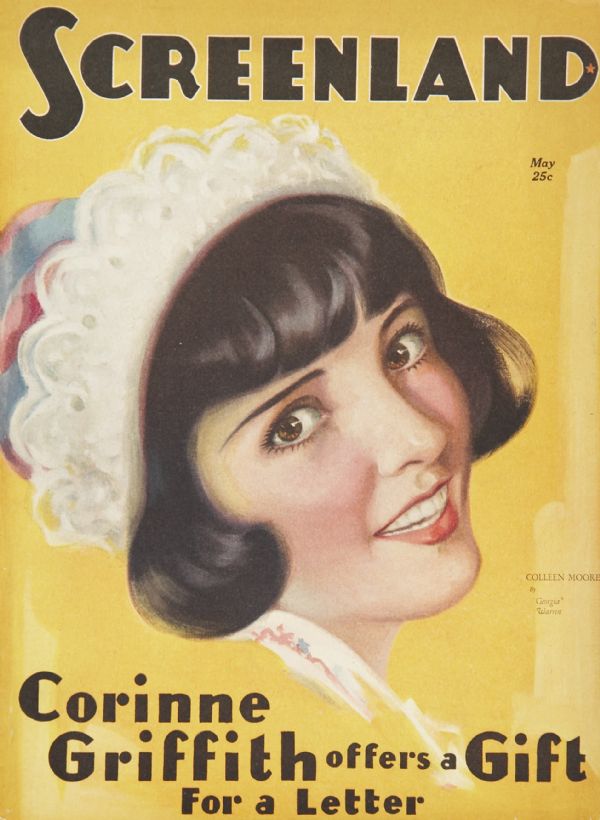 SCREENLAND magazine side cover May 1929