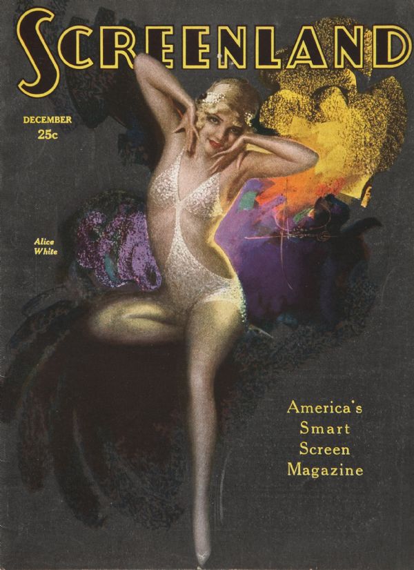 SCREENLAND magazine cover December 1929
