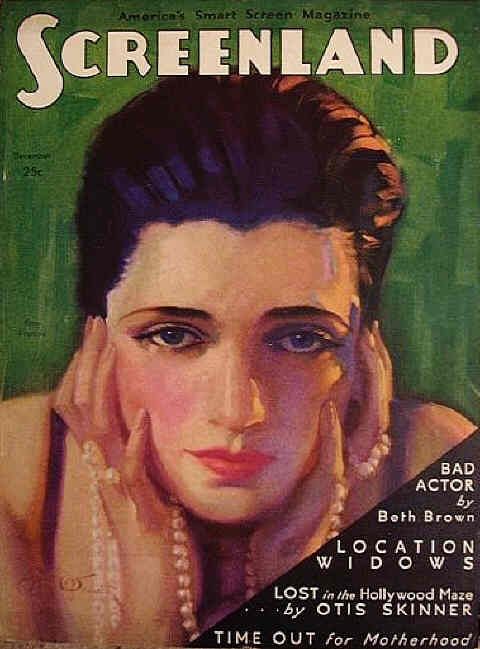 SCREENLAND magazine side cover December 1930