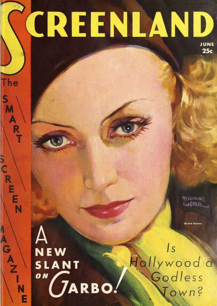 SCREENLAND magazine side cover June 1931