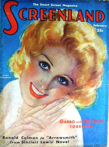 SCREENLAND magazine side cover February 1932
