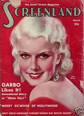 SCREENLAND magazine side cover March 1932