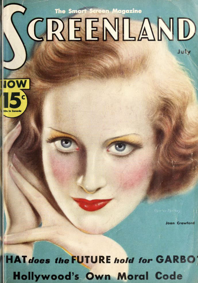 SCREENLAND magazine side cover July 1932