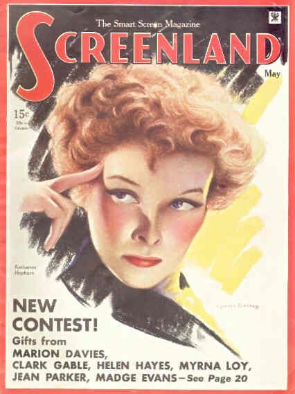 SCREENLAND magazine side cover May 1934