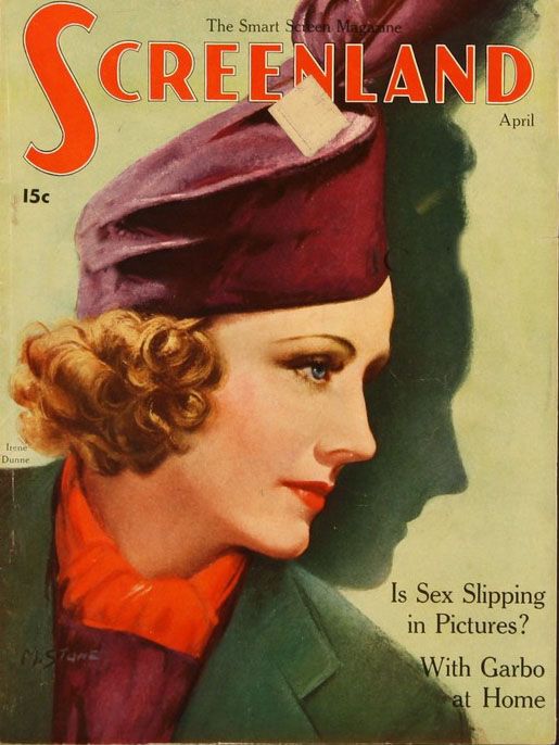 SCREENLAND magazine side cover April 1938