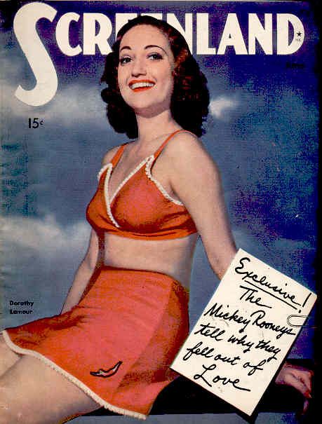 SCREENLAND magazine side cover June 1943