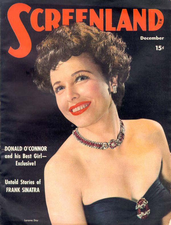 SCREENLAND magazine side cover December 1943