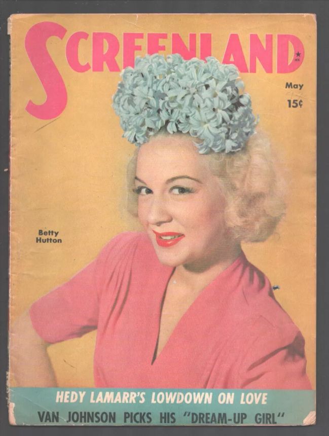 SCREENLAND magazine side cover May 1944