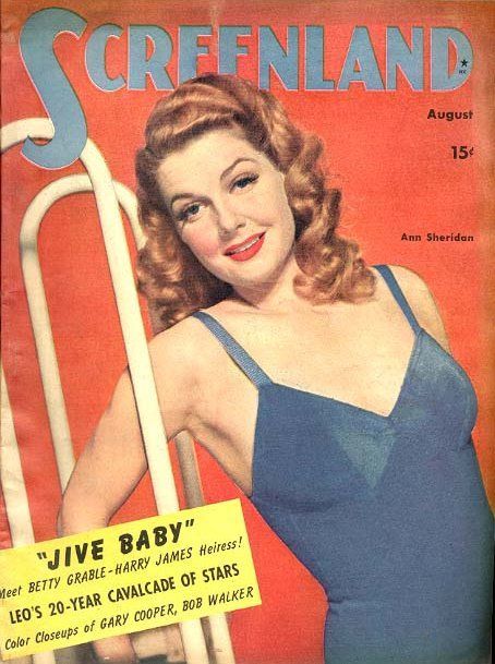 SCREENLAND magazine side cover August 1944