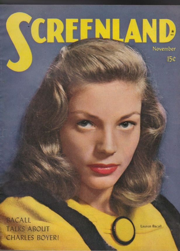 SCREENLAND magazine side cover November 1945