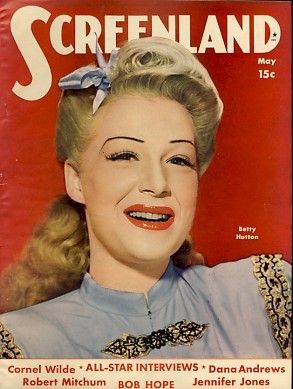 SCREENLAND magazine side cover May 1946