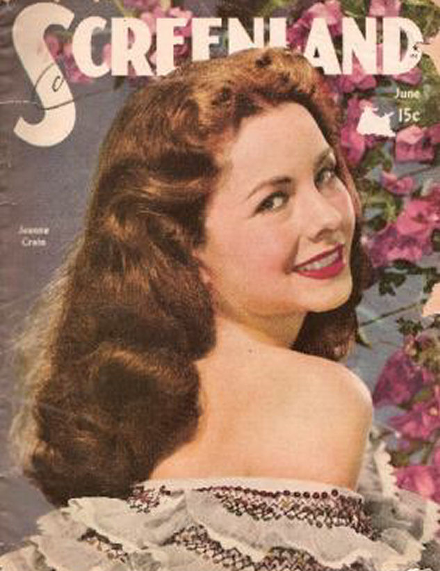 SCREENLAND magazine side cover June 1946