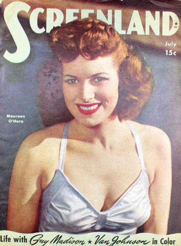 SCREENLAND magazine side cover July 1946