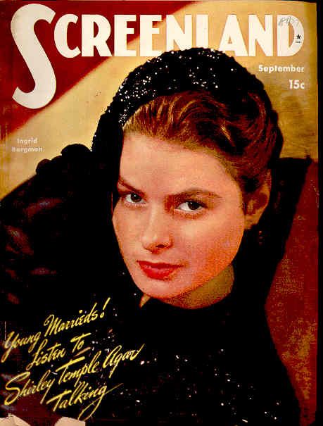 SCREENLAND magazine side cover September 1946