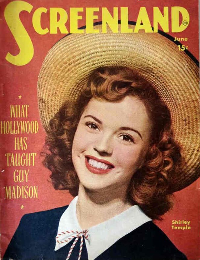 SCREENLAND magazine side cover June 1947