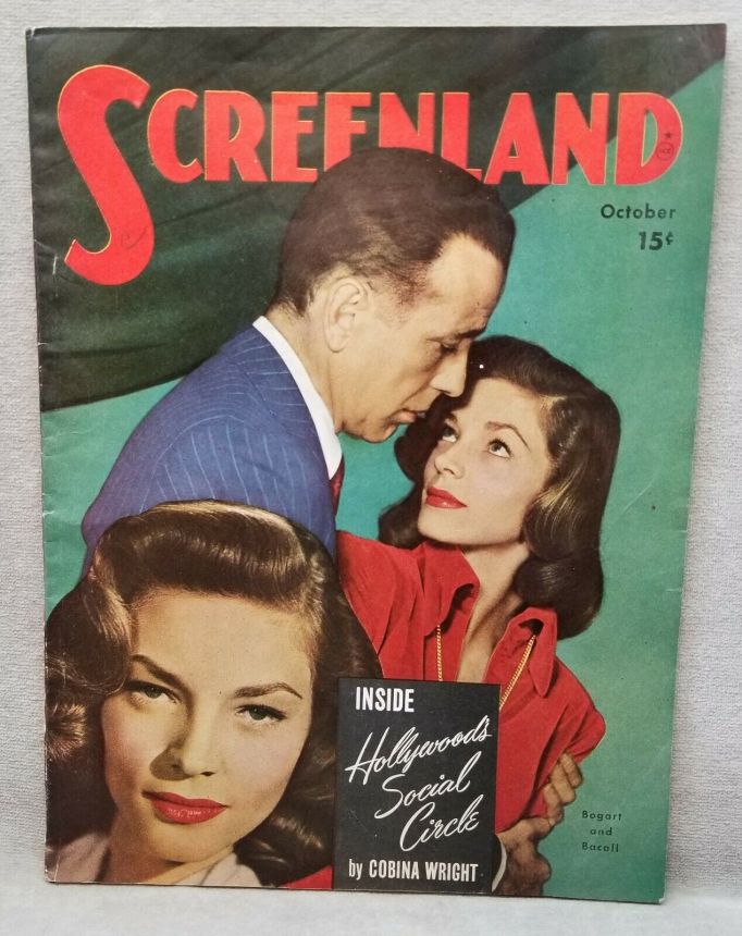 SCREENLAND magazine side cover October 1947