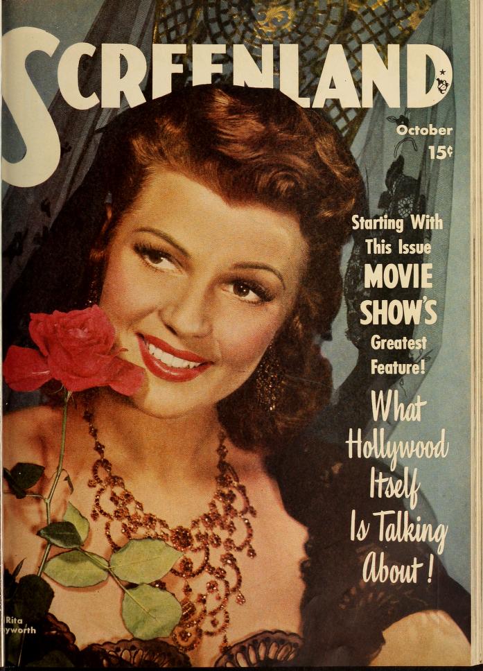 SCREENLAND magazine side cover October 1948