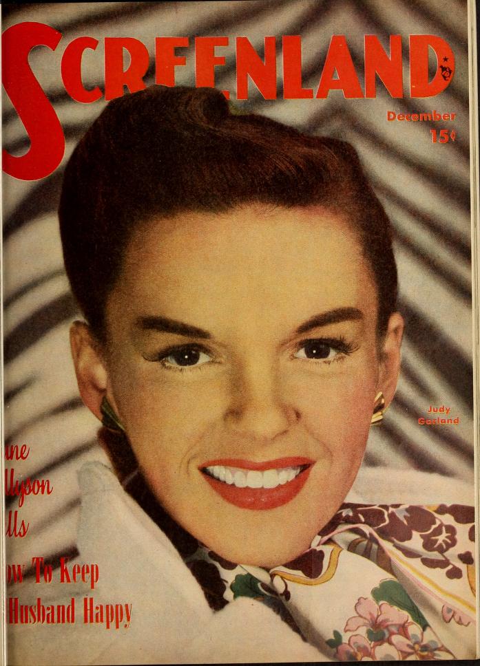 SCREENLAND magazine side cover December 1948