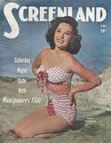 SCREENLAND magazine side cover July 1949