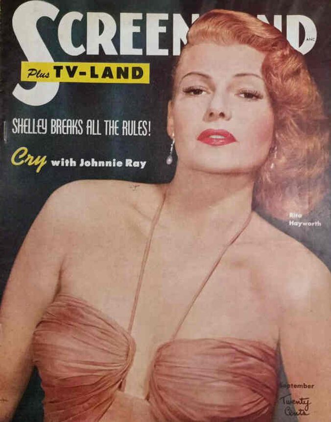 SCREENLAND magazine side cover September 1952