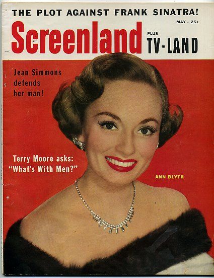 SCREENLAND magazine side cover May 1955