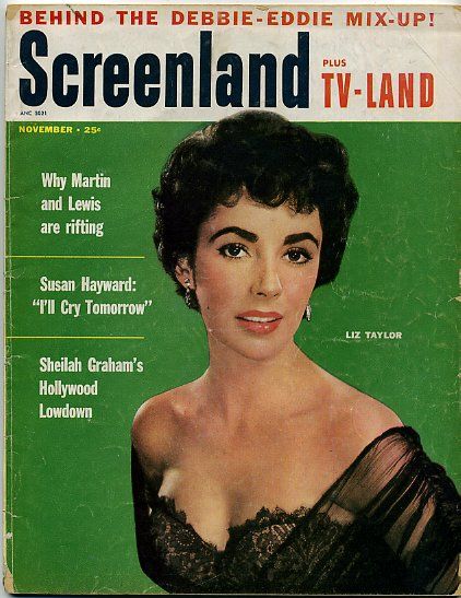 SCREENLAND magazine cover November 1955