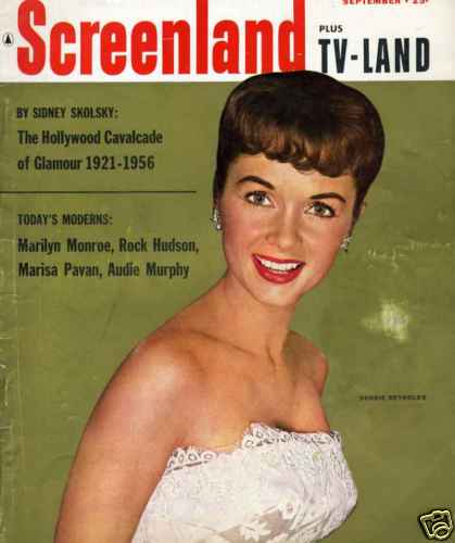 SCREENLAND magazine side cover September 1956