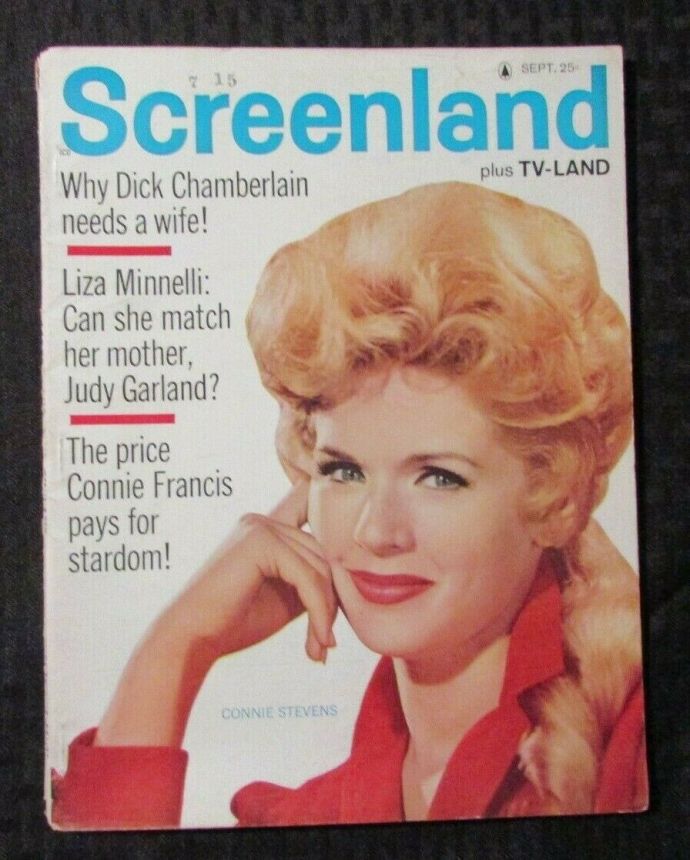 SCREENLAND magazine side cover September 1963