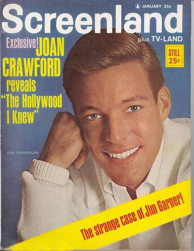 SCREENLAND magazine side cover January 1964