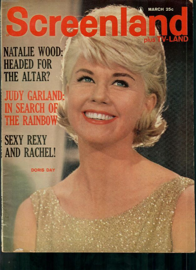 SCREENLAND magazine side cover March 1964