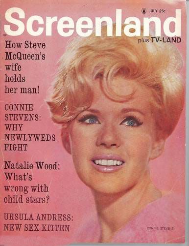 SCREENLAND magazine side cover July 1964