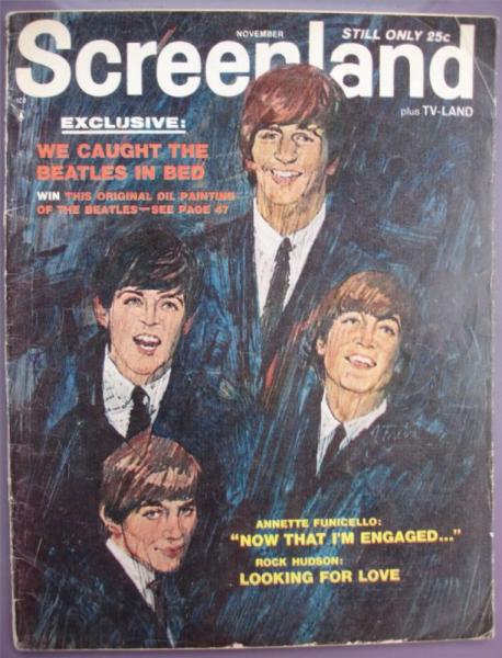SCREENLAND magazine side cover November 1964