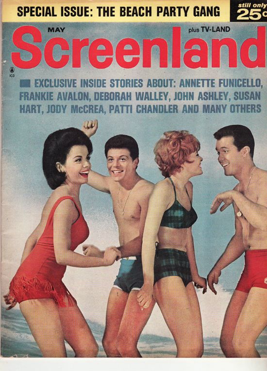 SCREENLAND magazine side cover May 1965