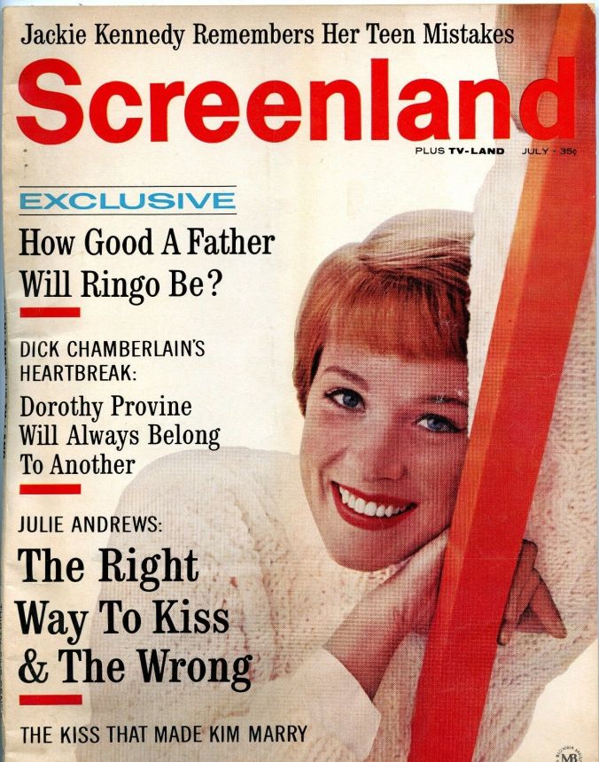 SCREENLAND magazine side cover July 1965