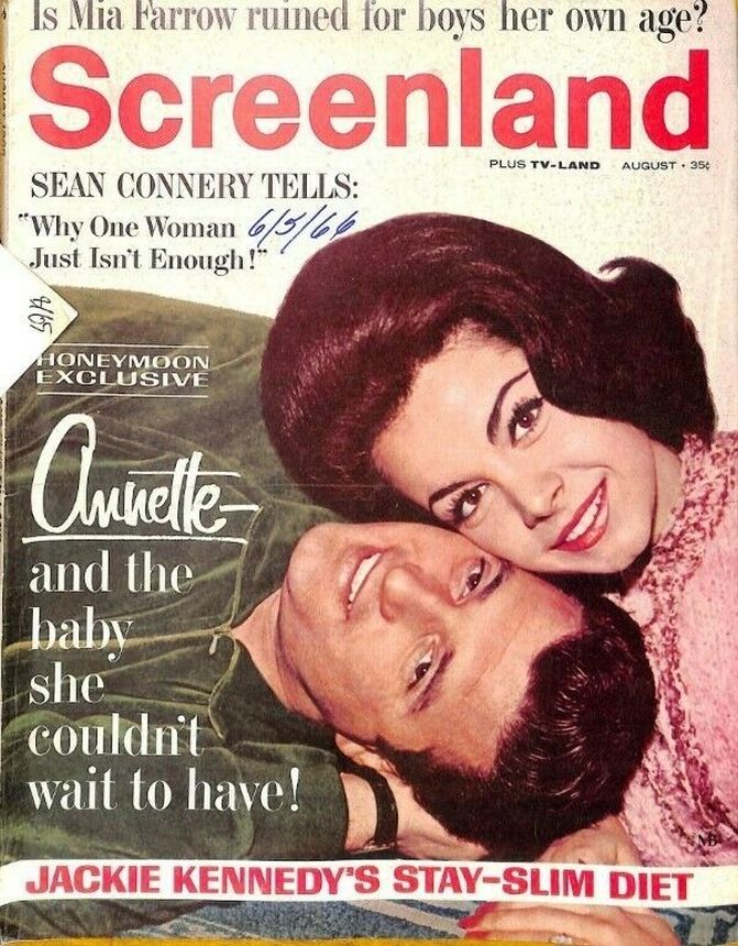 SCREENLAND magazine cover August 1965