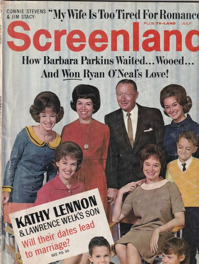 SCREENLAND magazine side cover July 1966