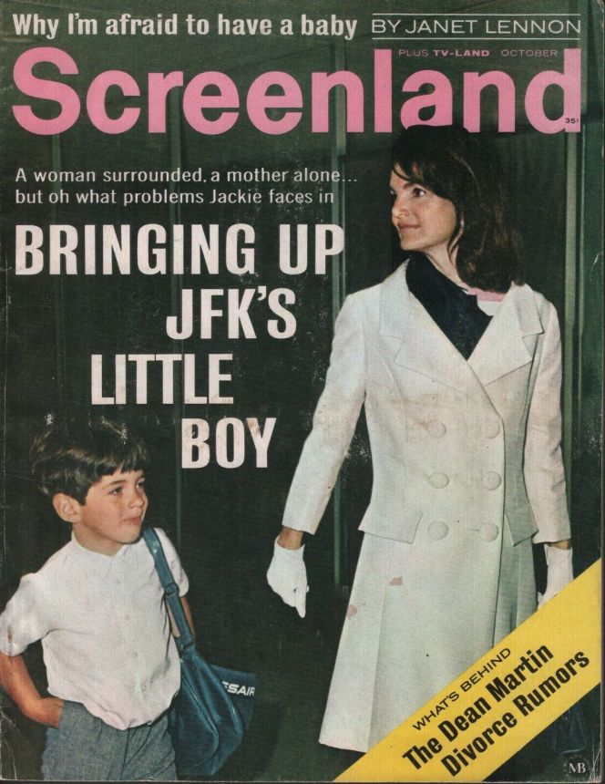SCREENLAND magazine side cover October 1966