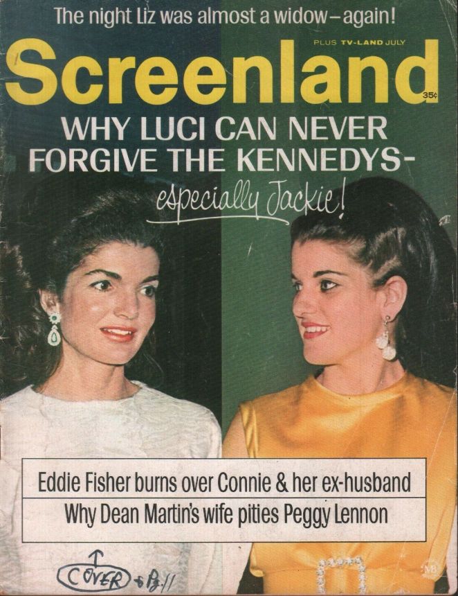 SCREENLAND magazine side cover July 1968