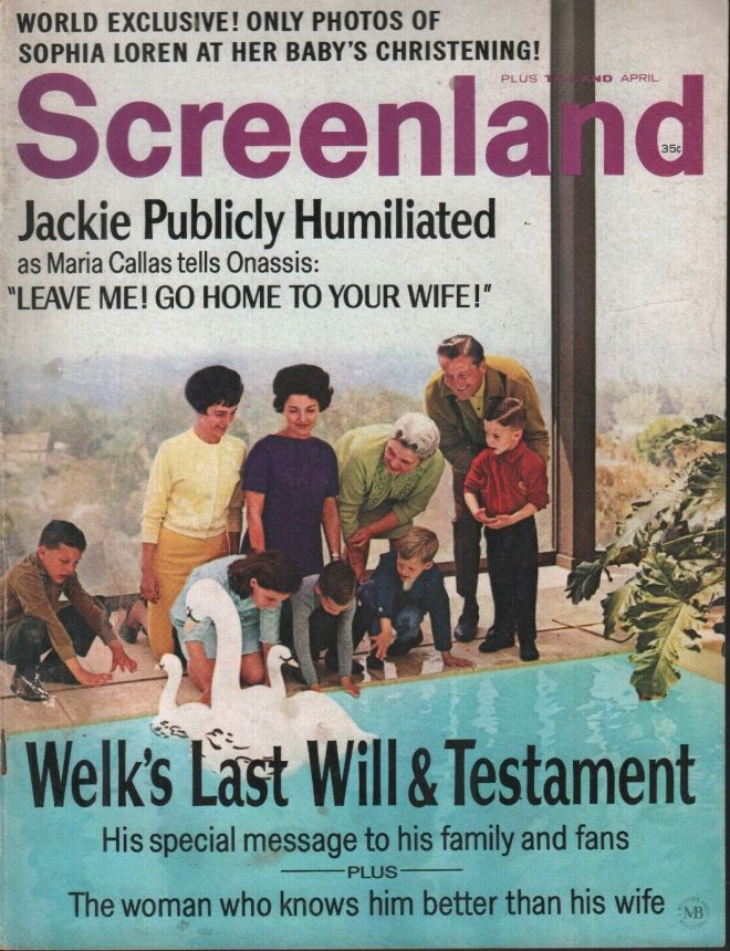 SCREENLAND magazine side cover April 1969