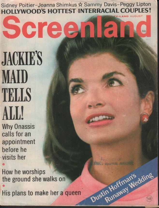 SCREENLAND magazine side cover August 1969