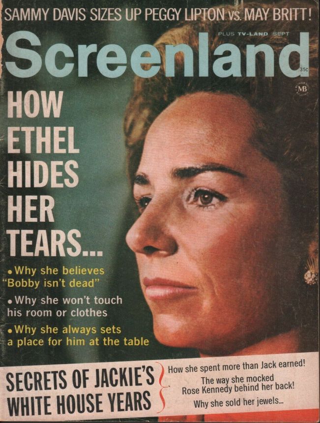 SCREENLAND magazine side cover September 1969
